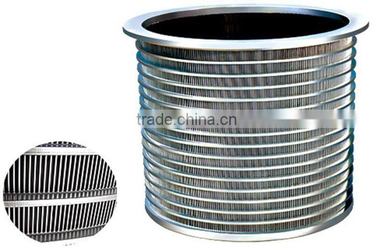Free sample high quality low price wedge wire screen