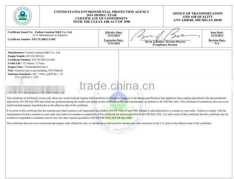 generator gasoline - 2.5KW -60HZ