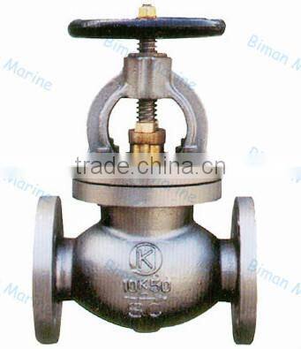 Marine API, ANSI, BS, DIN, JIS Standart Cast Steel Globe Valves