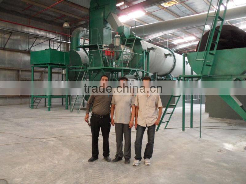 Agricultural organic fertilizer pellets coating machine