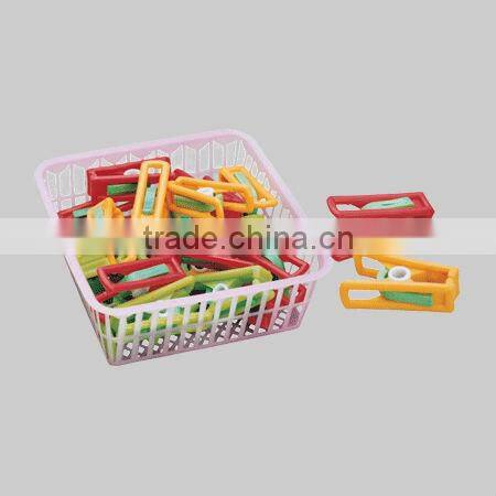 24Pcs New Material Plastic Clothes Peg With Hook