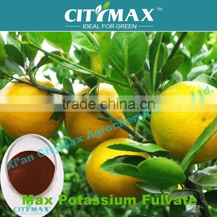 High solubility potassium fulvic acid