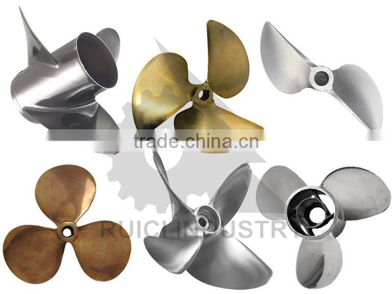 High Speed Wear 3 Blades Stainless Steel Marine Propeller