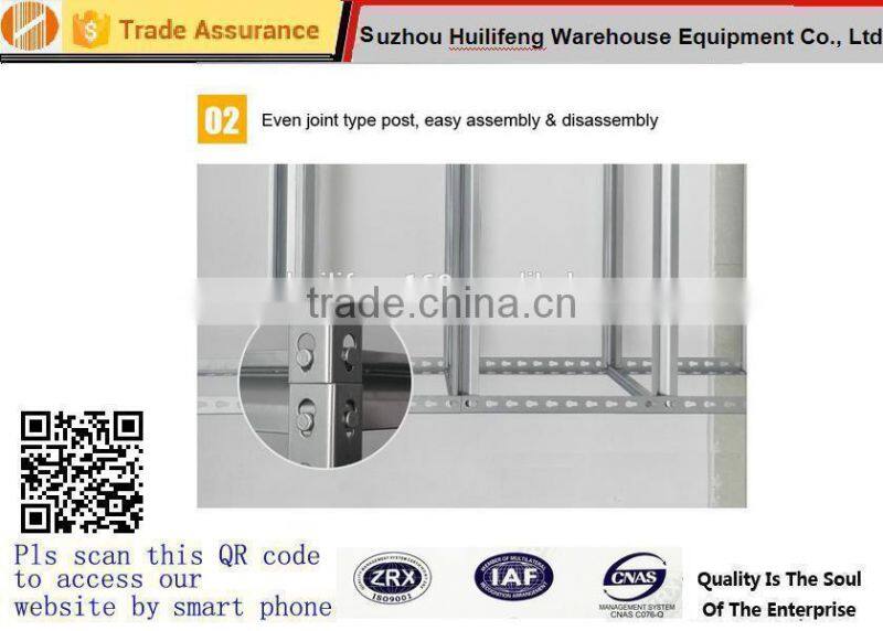 Z-Beam Commercial Boltless Steel Shelving With Particle Board / 5 Shelves