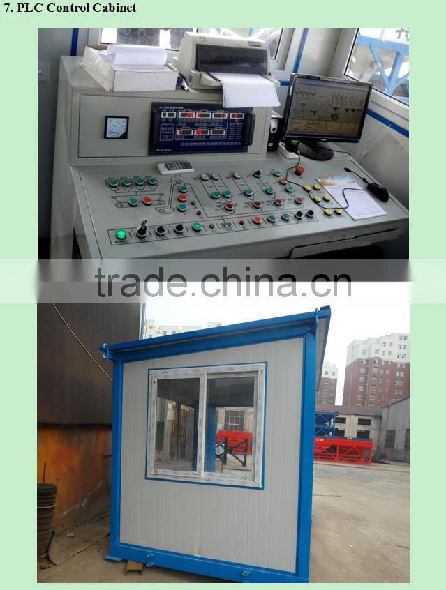 HZS60 concrete batching plant 60m3 with belt conveyor for sale