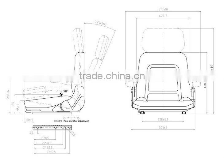 China High Quality Forklift Seat Competitive Price Tractor Seat Best Service Seat Factory