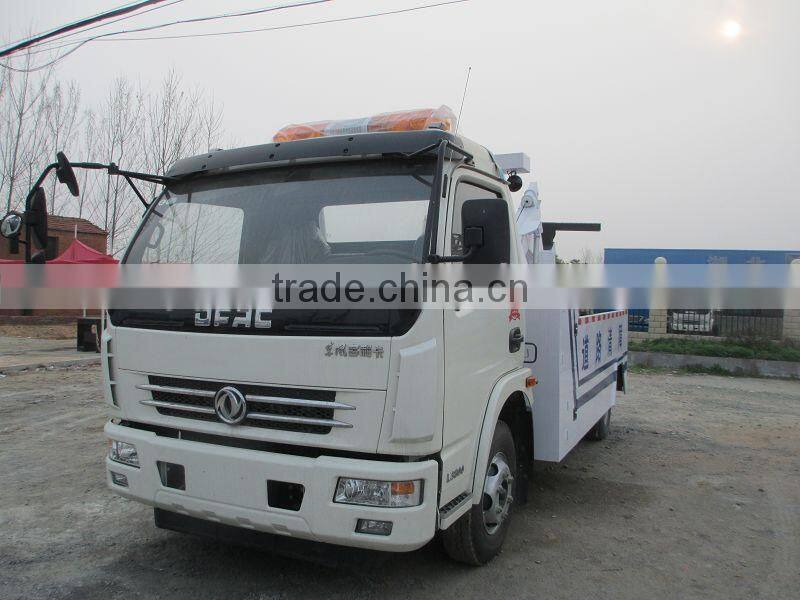 Dongfeng 4*2 road wrecker truck for sale