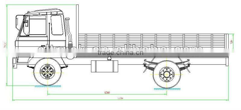 dongfeng 4x2 Light Flat Bed Cargo Truck,flat bed tow trucks