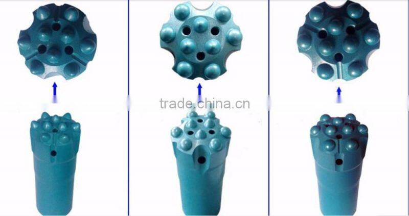R32 T38 T45 T51 Retrac thread button Bit of diameter 64mm 76mm 89mm 102mm 115mm 127mm