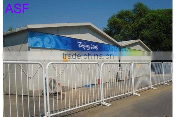 powder coated outdoor canada temporary fence/ crowd control barrier/ traffic barricade