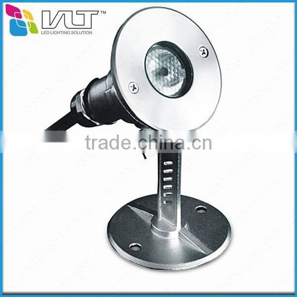 Stainless Steel RGB 1W or 3W Underwater Fountain Light LED Aquarium Lighting