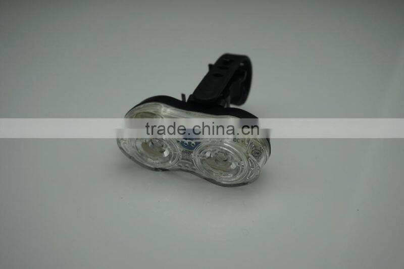 2x0.5W white LED bicycle light,bicycle safety light
