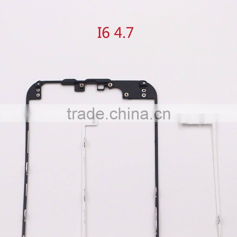 Normal Quality White Black Front Bezel Front Glass Outer Lens Frame For Phone 6 4.5'' With Hot Glue