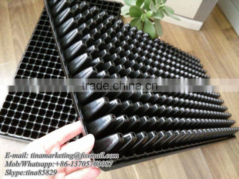 288 Cells Plug PS Material Plastic Flower Planting Nursery Seed Sprouting Trays for Seedling Propagation