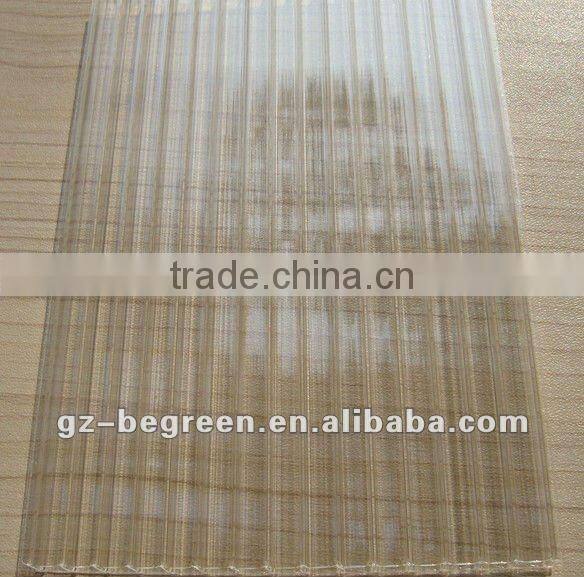 Polycarbonate hollow sheet for swinning pool greenhouse gymnasium in China