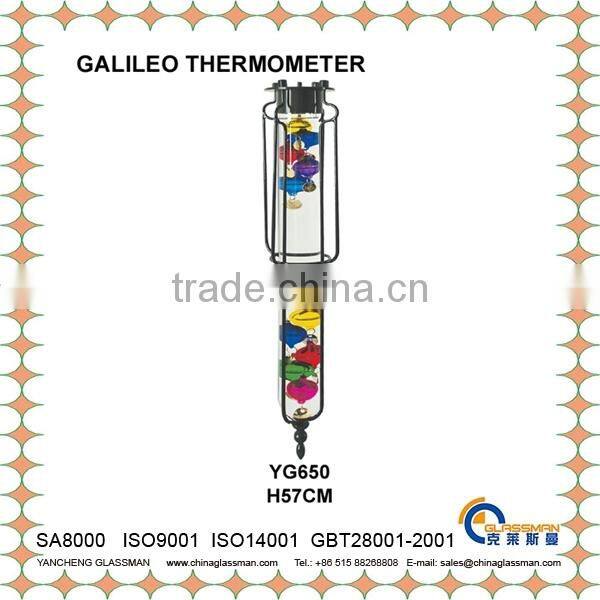 best popular desktop decoration galileo thermometer YG16901-PEARL
