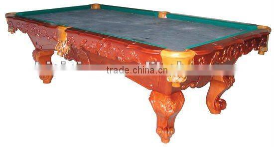 Wooden classical hand carving pool table,MOQ:1PCS(B68010)