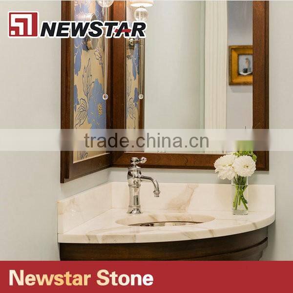 Newstar integrated bathroom sink and countertop