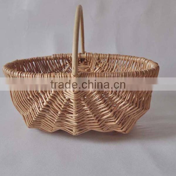 100%handmade craft exquisite wicker flower basket tablet press