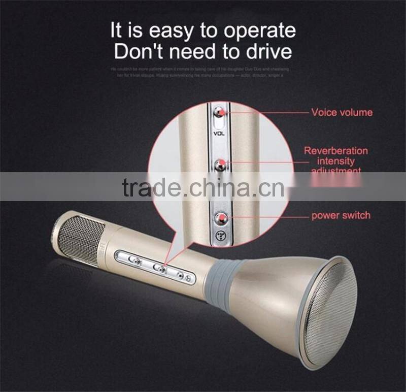 wireless bluetooth Mini Personal Portable Karaoke KTV Mobile Microphone Mini portable Karaoke microphone for Smartphones