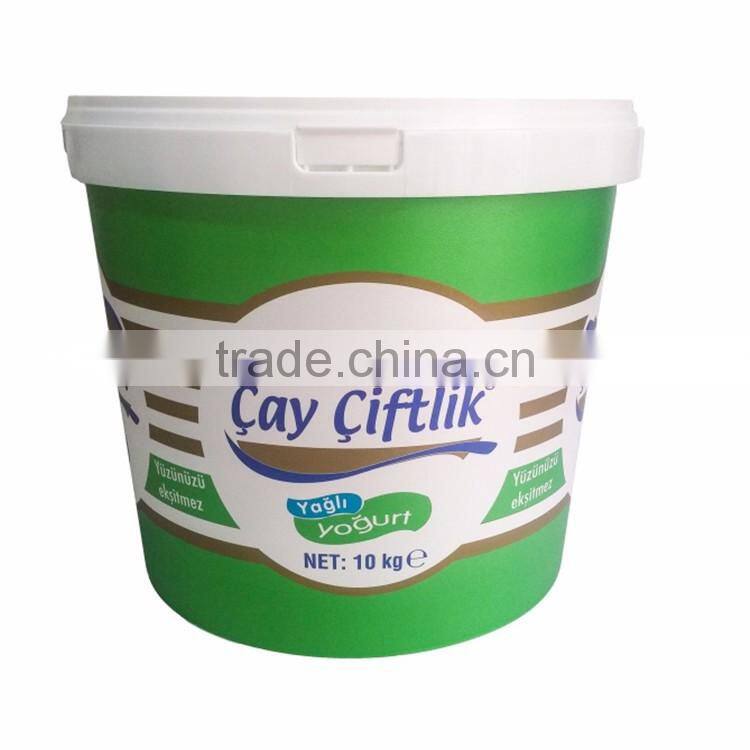 IML Label Yogurt Packaging Materials PP, 10 Litre Tamper Evident Proof IML Plastic Yogurt Cups Manufacturer