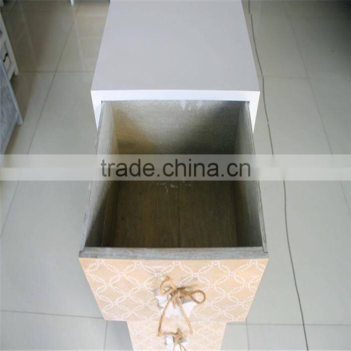 Unfinished multi-function wood ambry for four hole