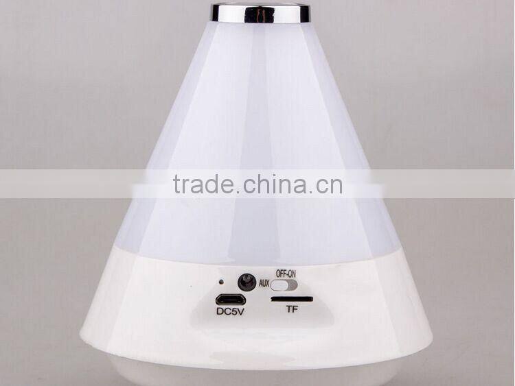 2015 led bluetooth stereo colorful night light bluetooth speakers Card stereo change color heavy bass FM speaker