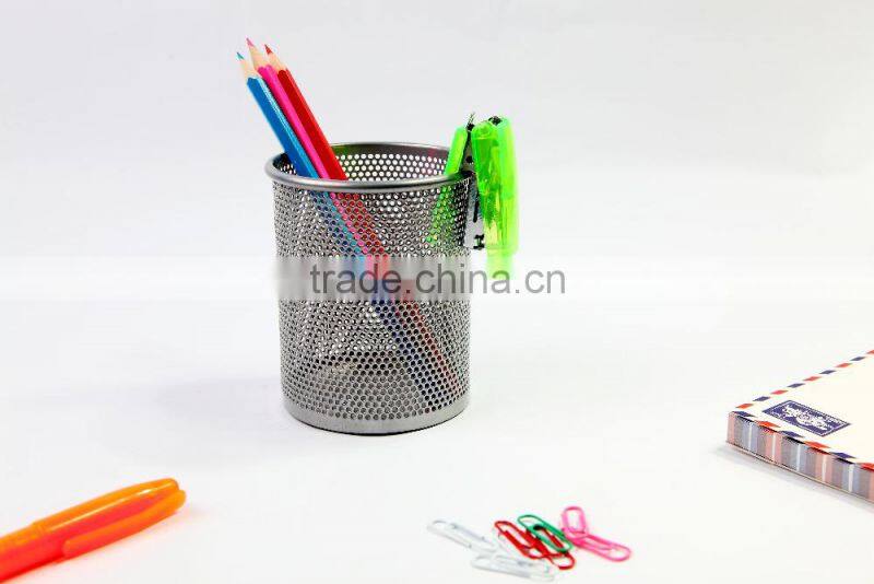 High Quality Desk Organizer Metal Mesh Stationery Pen Holder