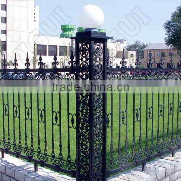 discount Hight Quality Decorative Black Cheap steel fence, hot sale factory direct sale fence