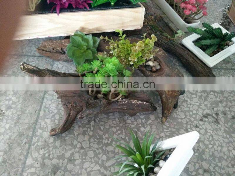 Fake wood sculptures for decoration