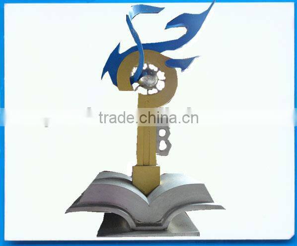 Varnished Stainless Steel table Sculpture