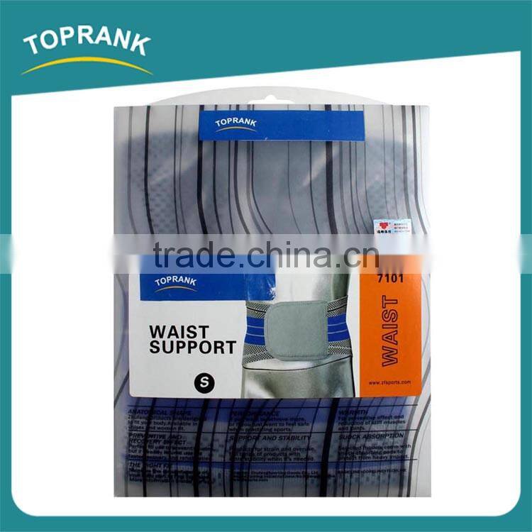 High quality printed waist band waist brace, elastic waist support belt for men