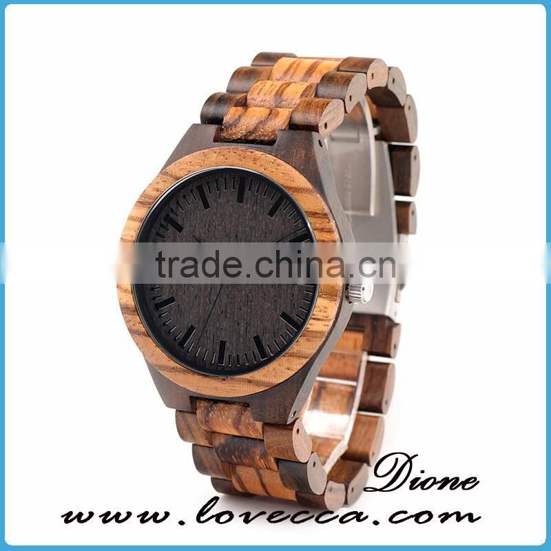 Handmade personized wooden watch ,engraved bamboo wooden watch for men