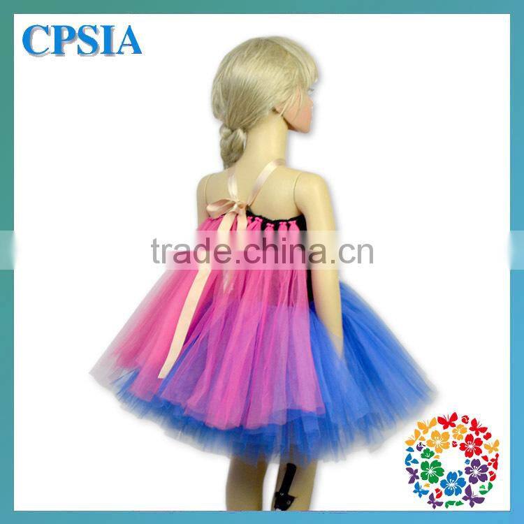 Fancy Red Blue Puffy Tutu Dress for Baby or Girls Boutique Style Halloween Flower Girl Dress up