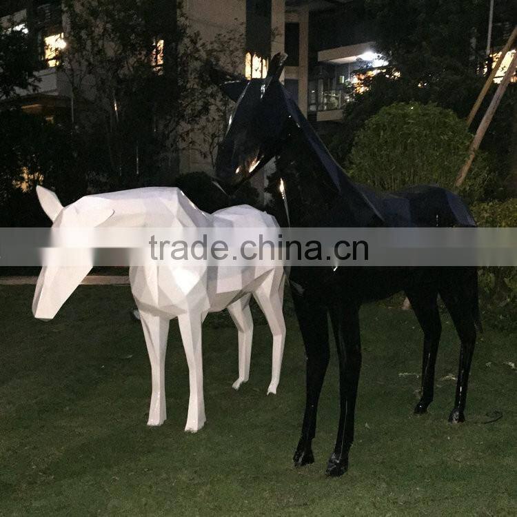 FRP horse sculpture statue