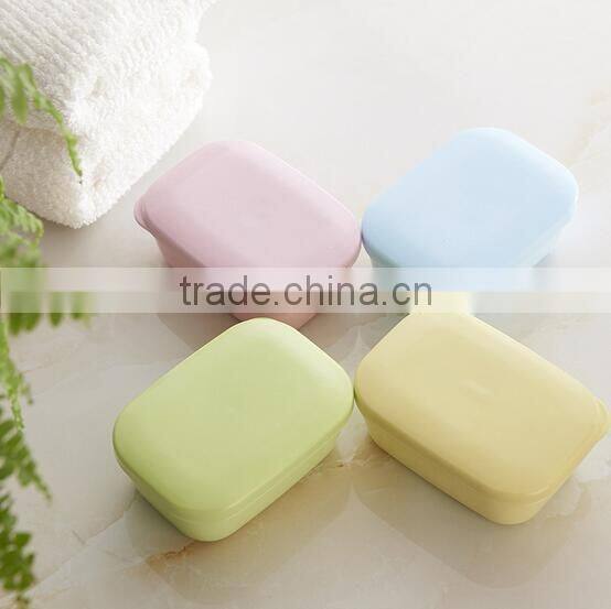 plastic square soap packaging box travel soap dish