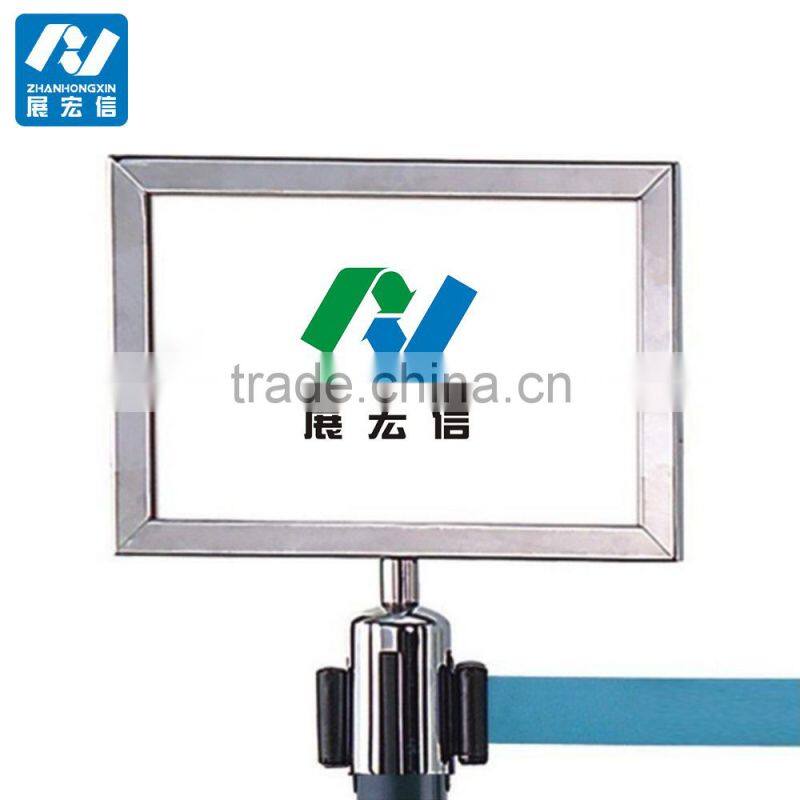 Stanchion Post Signage Holder in China