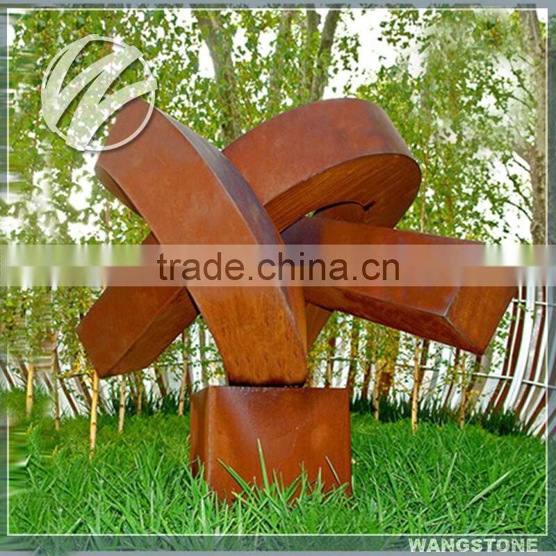 Modern famous unique design metal sculpture