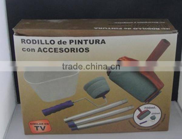 New come Fabric Plastic Handle Paint Roller Brush Set