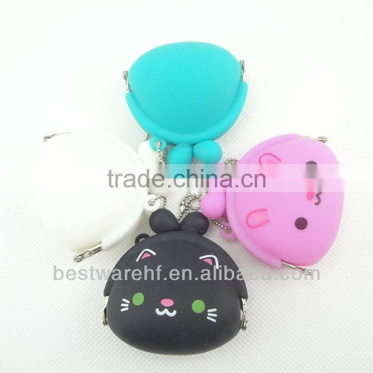 Mini silicone rubber ring case, small ring bag