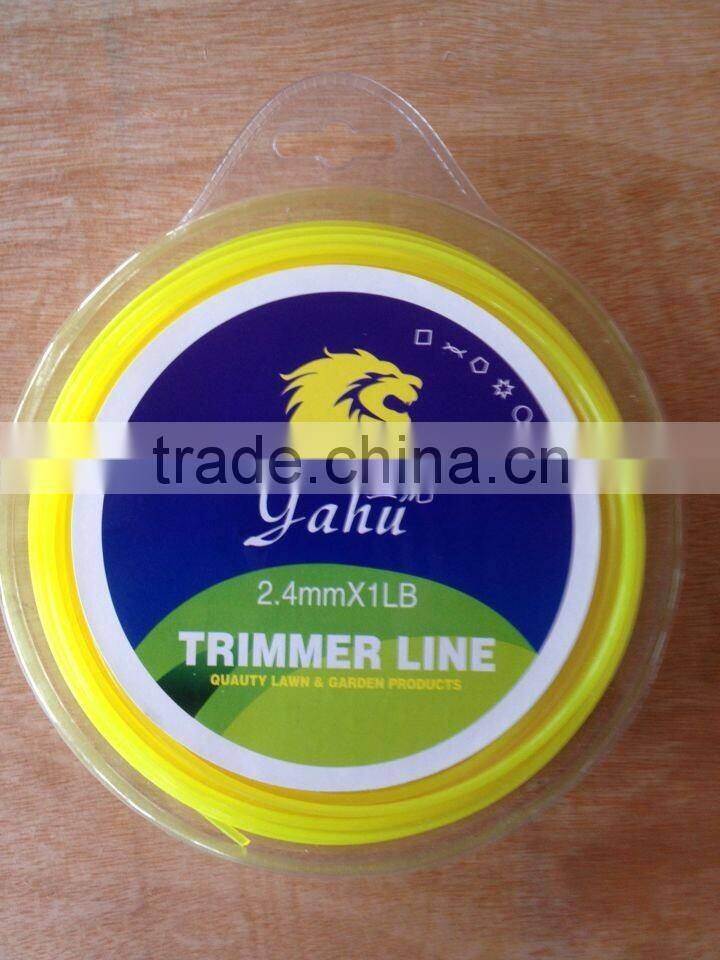 2.4mmX1LB Blister packaging Trimmer Line