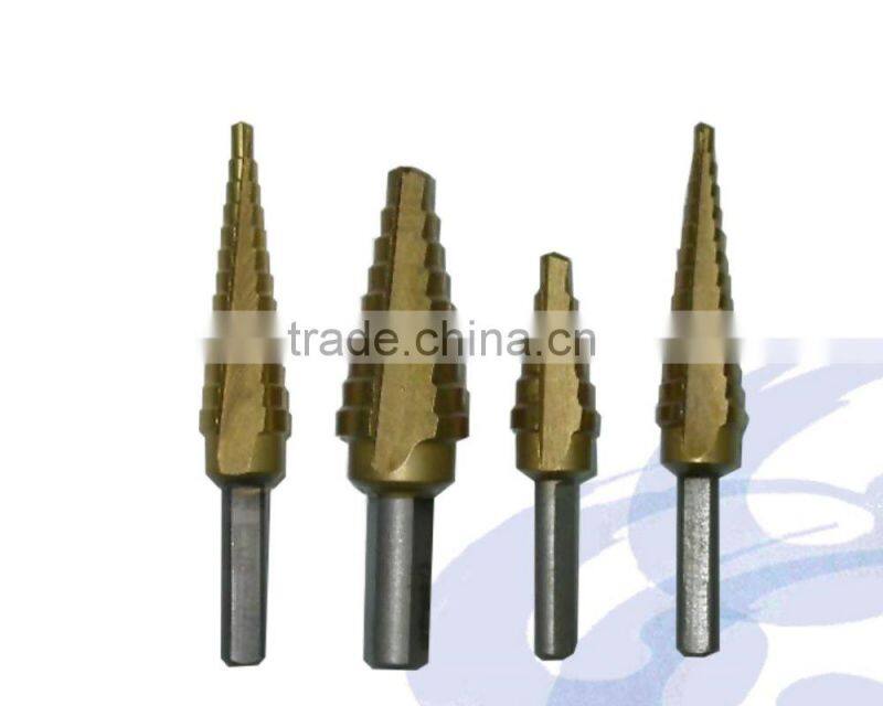 HSS Titan Step Drill Bit or HSS Sprial Flute Step Drill