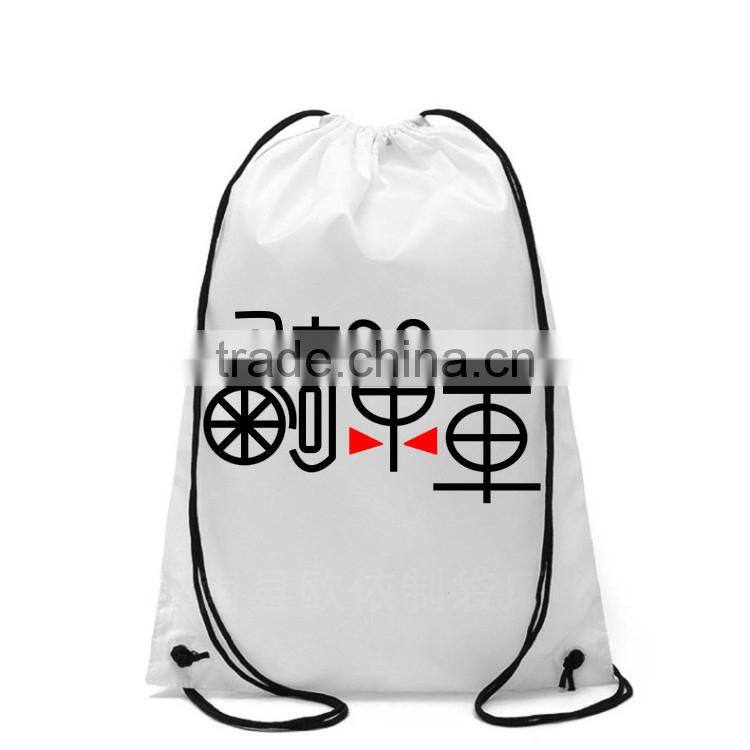 210D Nylon Custom Mesh Drawstring Pack/Bag/Backpack