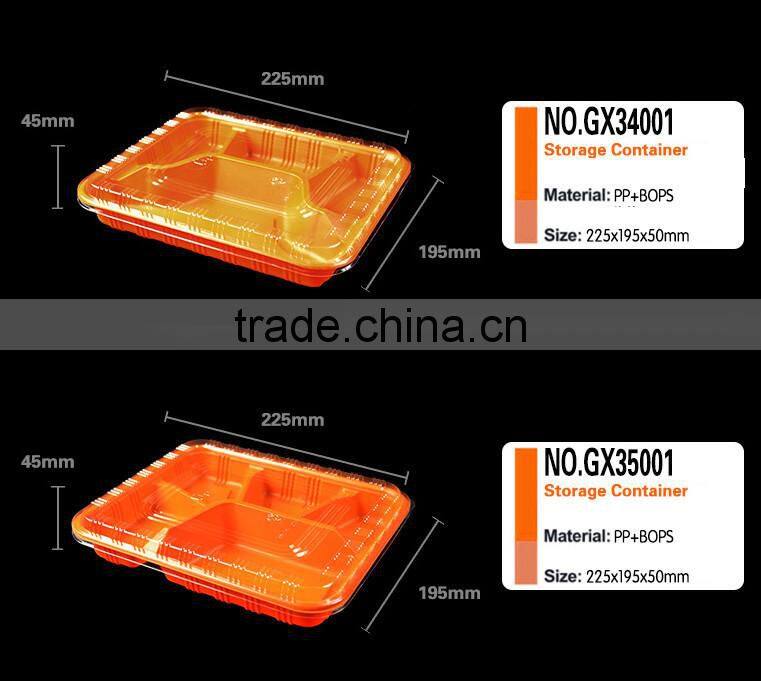 custom pp blister products food plate,disposable square plate,color square plate