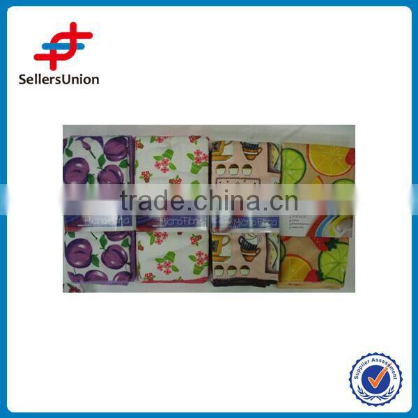XC-61 2pcs rag with flower print design