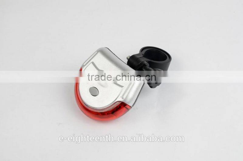 2016 hot Cycling Bicycle Bike 5 LED Red Rear Tail Back UFO 180 Round Warning Lamp Light