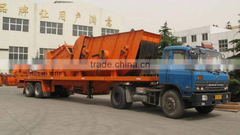 2015 China Brand Small Mobile Impact Crusher for Aggregate