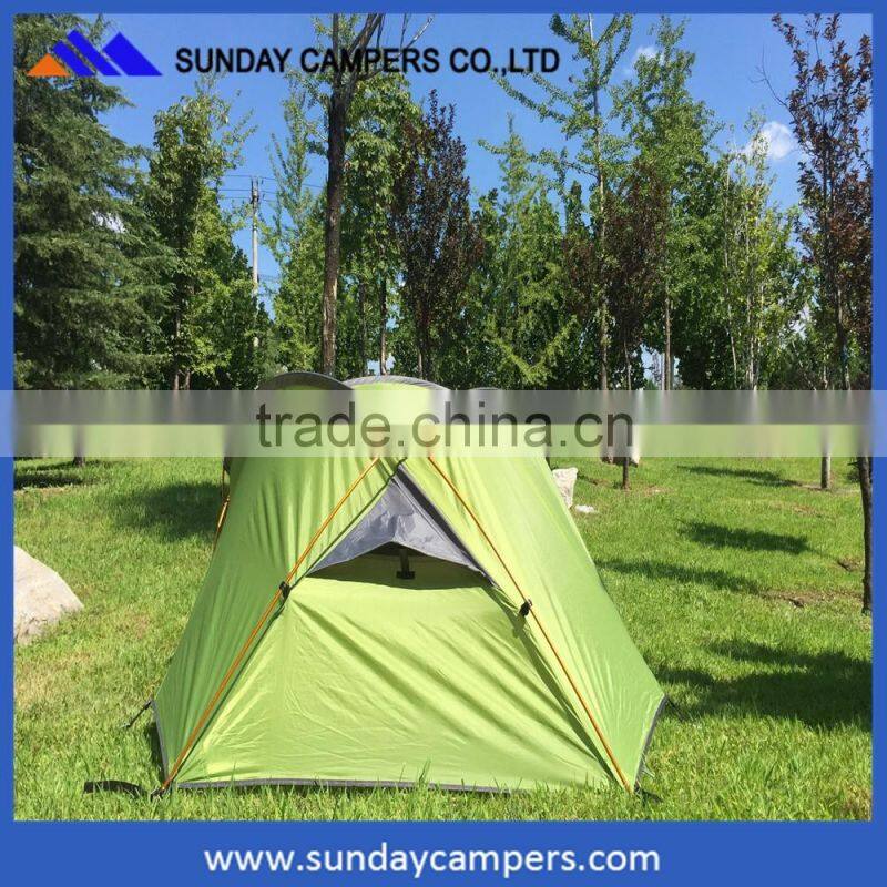 Easy setup camping tent off the ground for 2 people outdoor hiking