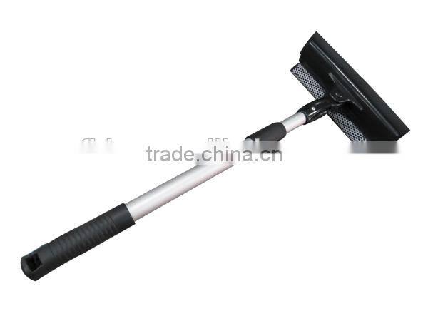 High quality 8'' head Aluminum telescopic handle window squeegee with foam grip