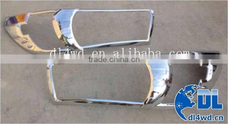 Chrome color tail lights cover for Mitsubishi Triton